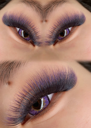 Load image into Gallery viewer, Mix 4in1 Ombre Lashes Extensions | 10D 0.05 | 1000 fans
