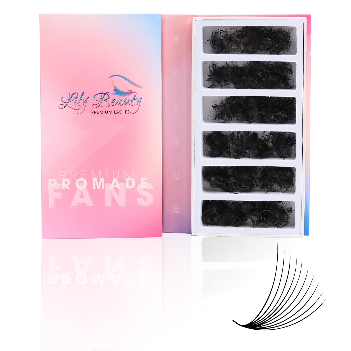 Mix 6in1 | Promade Lashes 10D | 1.500 Fans