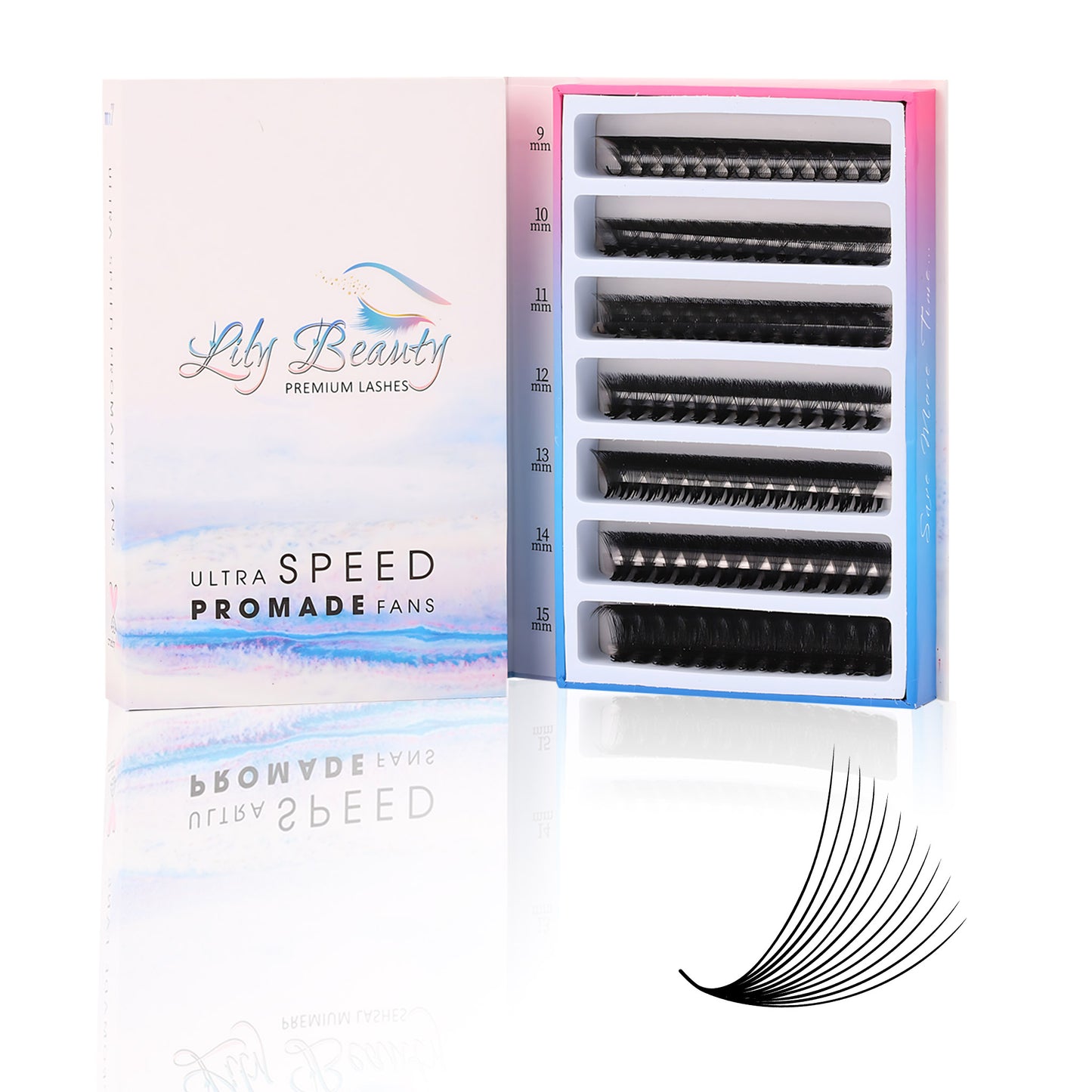 Mix 12D Ultra-Speed | Pro-made Lashes | 1000fans