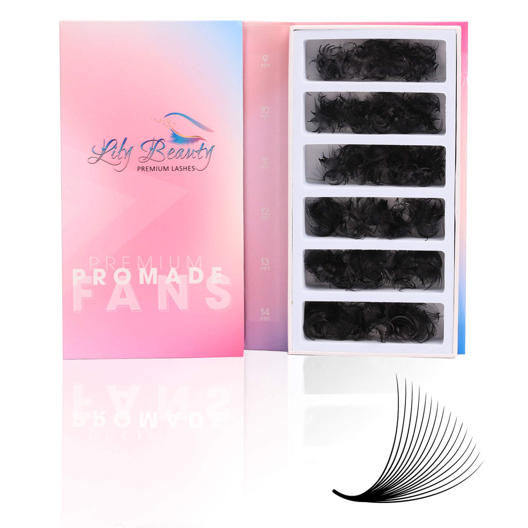 Mix 6in1 | Promade Lashes 16D | 1.500 Fans