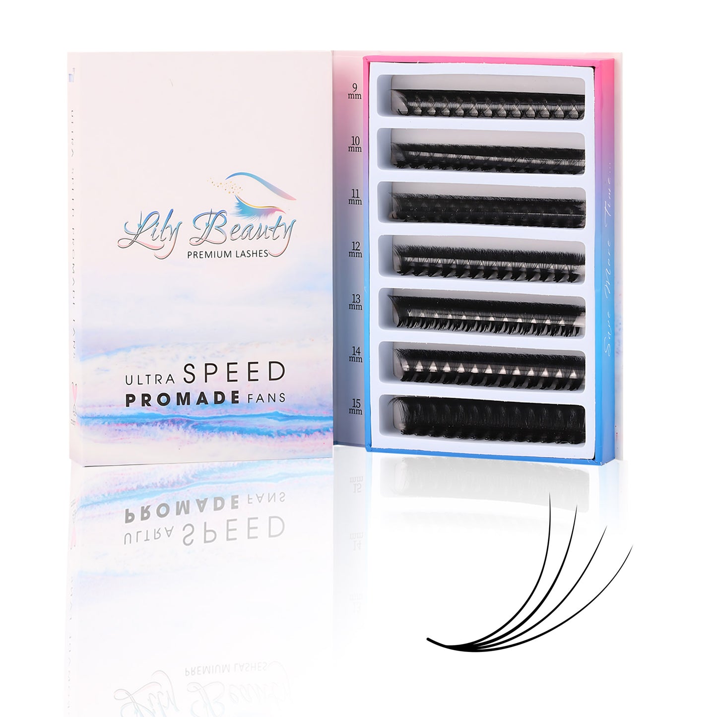 Mix 4D Ultra-Speed | Pro-made Lashes | 1000 fans