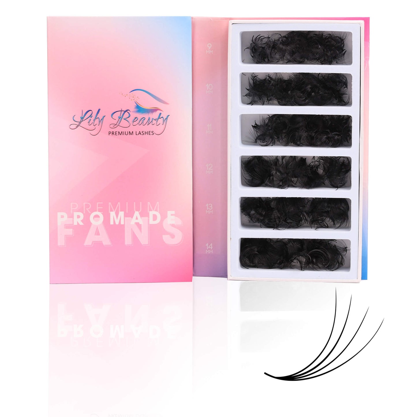 Mix 6in1 | Promade Lashes 4D | 1.500 Fans