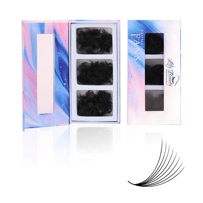 Mix 3in1 | Promade 8D Lashes | 1000 fans