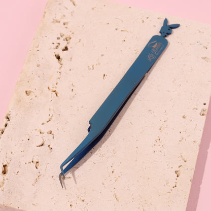 Blue Rabbit Lash Tweezers - Fiber Tip