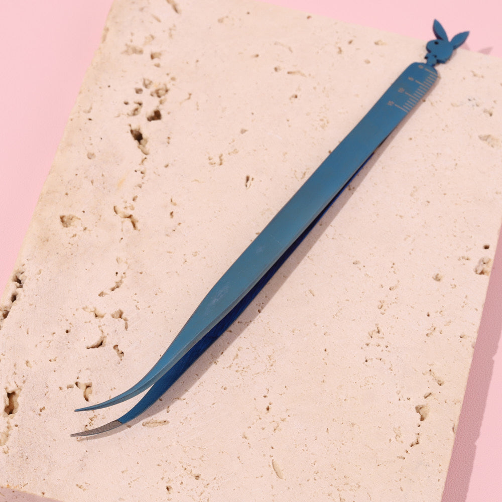 Blue Rabbit Lash Tweezers - Fiber Tip