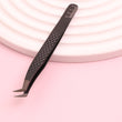 Load image into Gallery viewer, Matte Black Lash Tweezers - Fiber Tip
