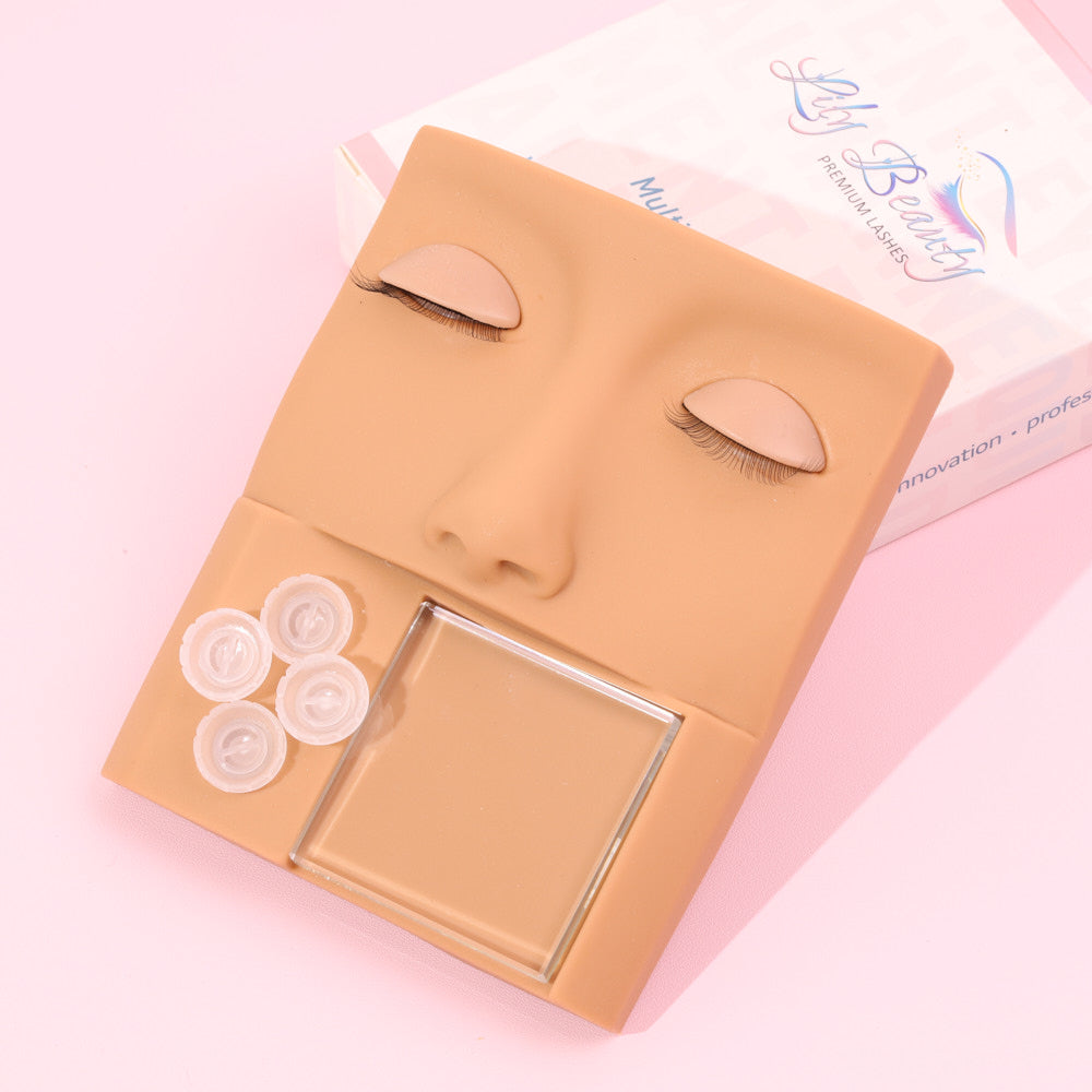 Lash Mannequin Head with Reusable Eyelids