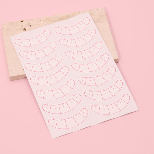 Lash Mapping Sticker | 70 Pairs