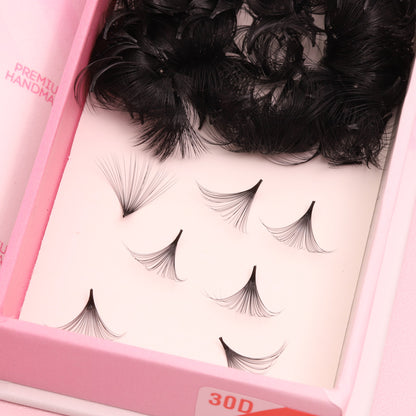 Handmade 30D Lashes | Wide Fans | Thickness 0.03 | CLEARANCE