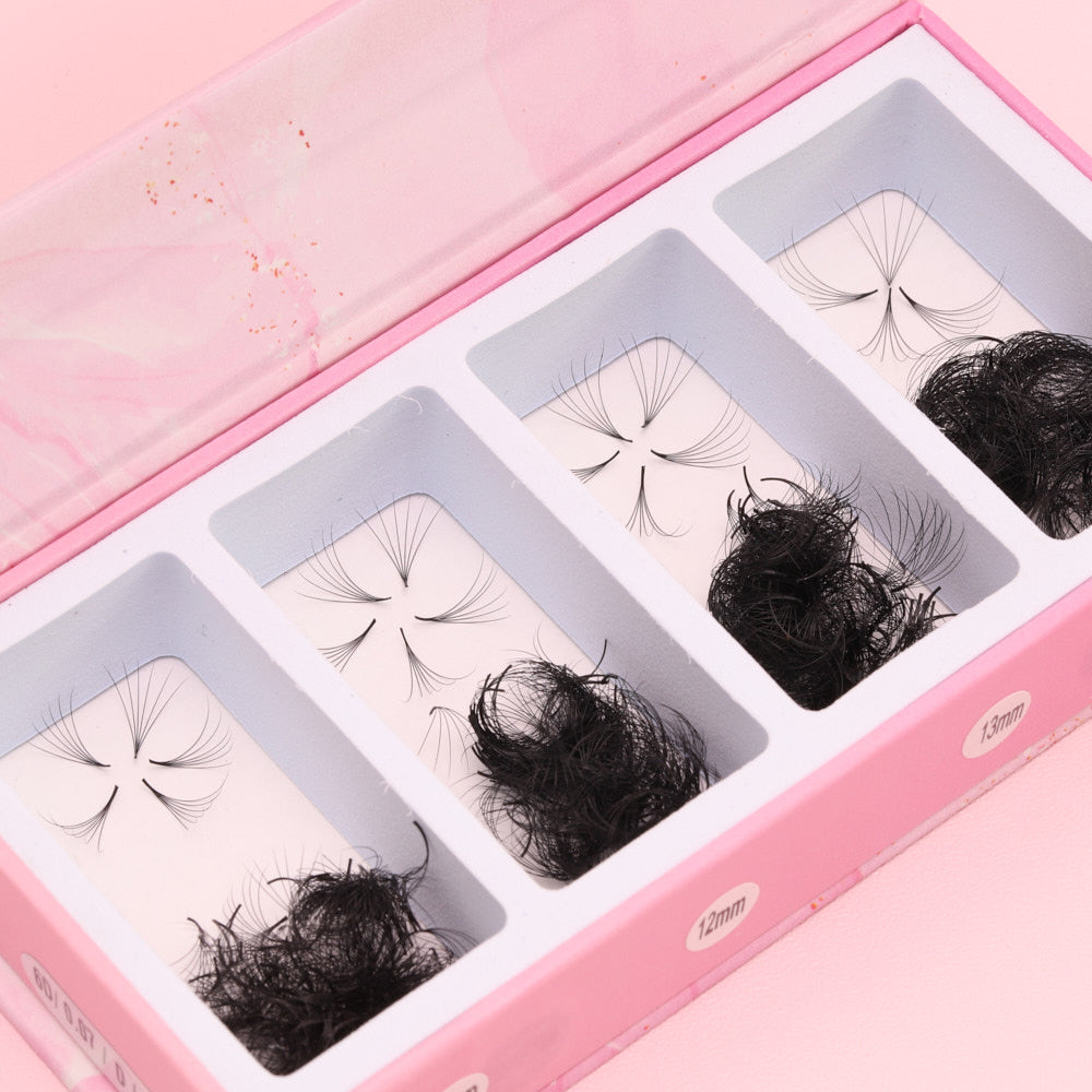 Mix 4in1 | Handmade Lashes 6D | 1000 Fans