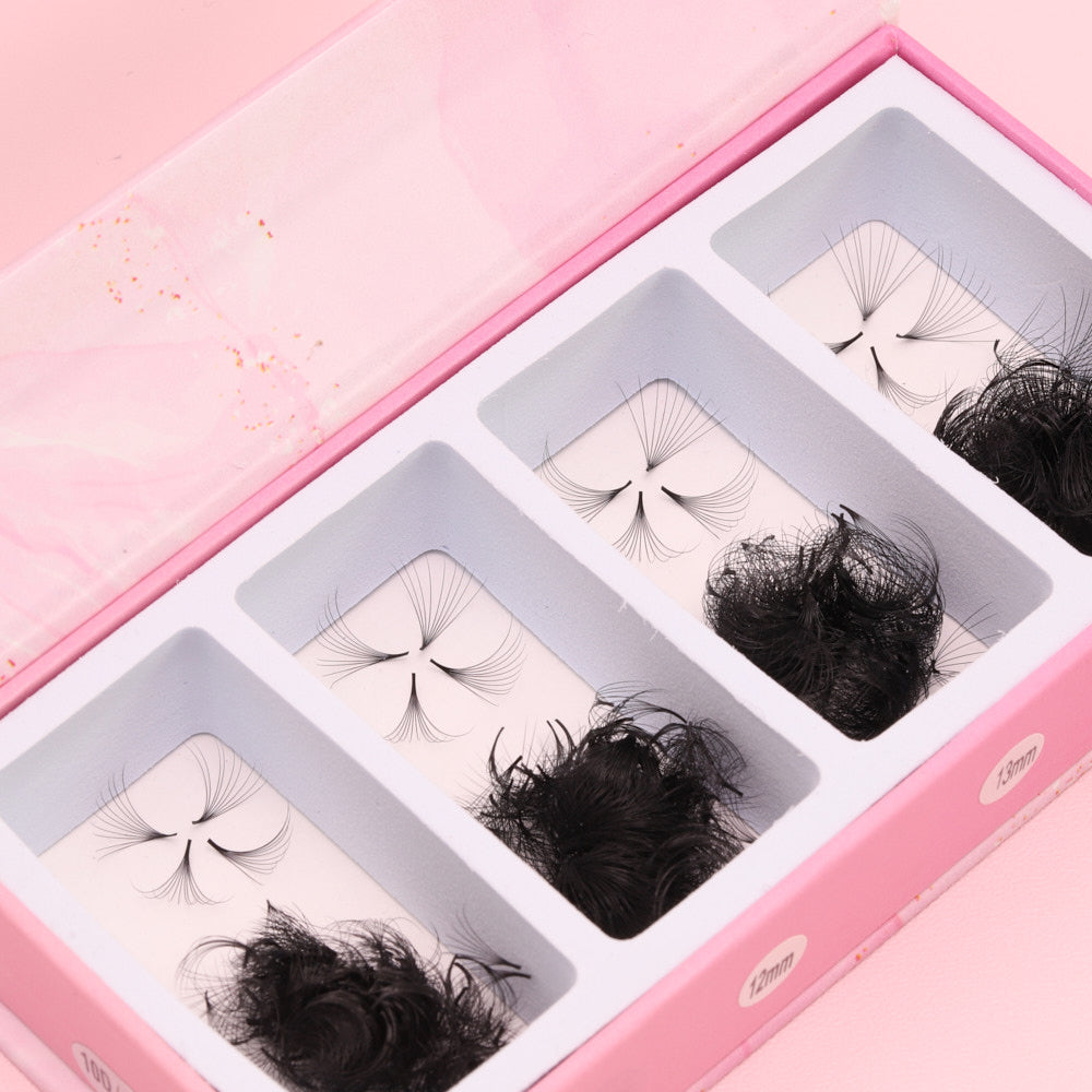 Mix 4in1 | Handmade Lashes 10D | 1000 Fans