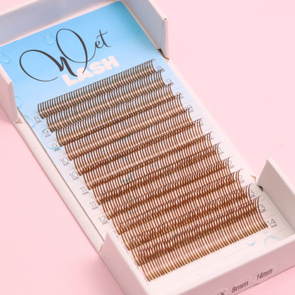 wet look lashes