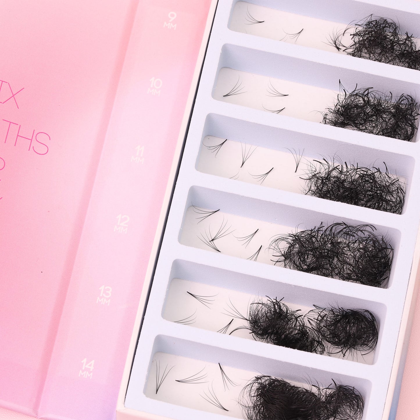 Mix 6in1 | Promade Lashes 4D | 1.500 Fans