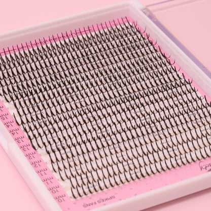 Individual Spike Lashes | Mix 10-18mm | Large Tray | 650 Spikes