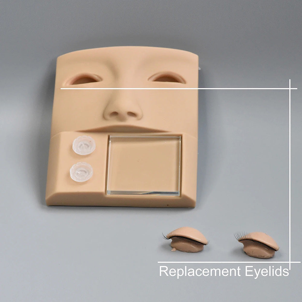 Lash Mannequin Head with Reusable Eyelids