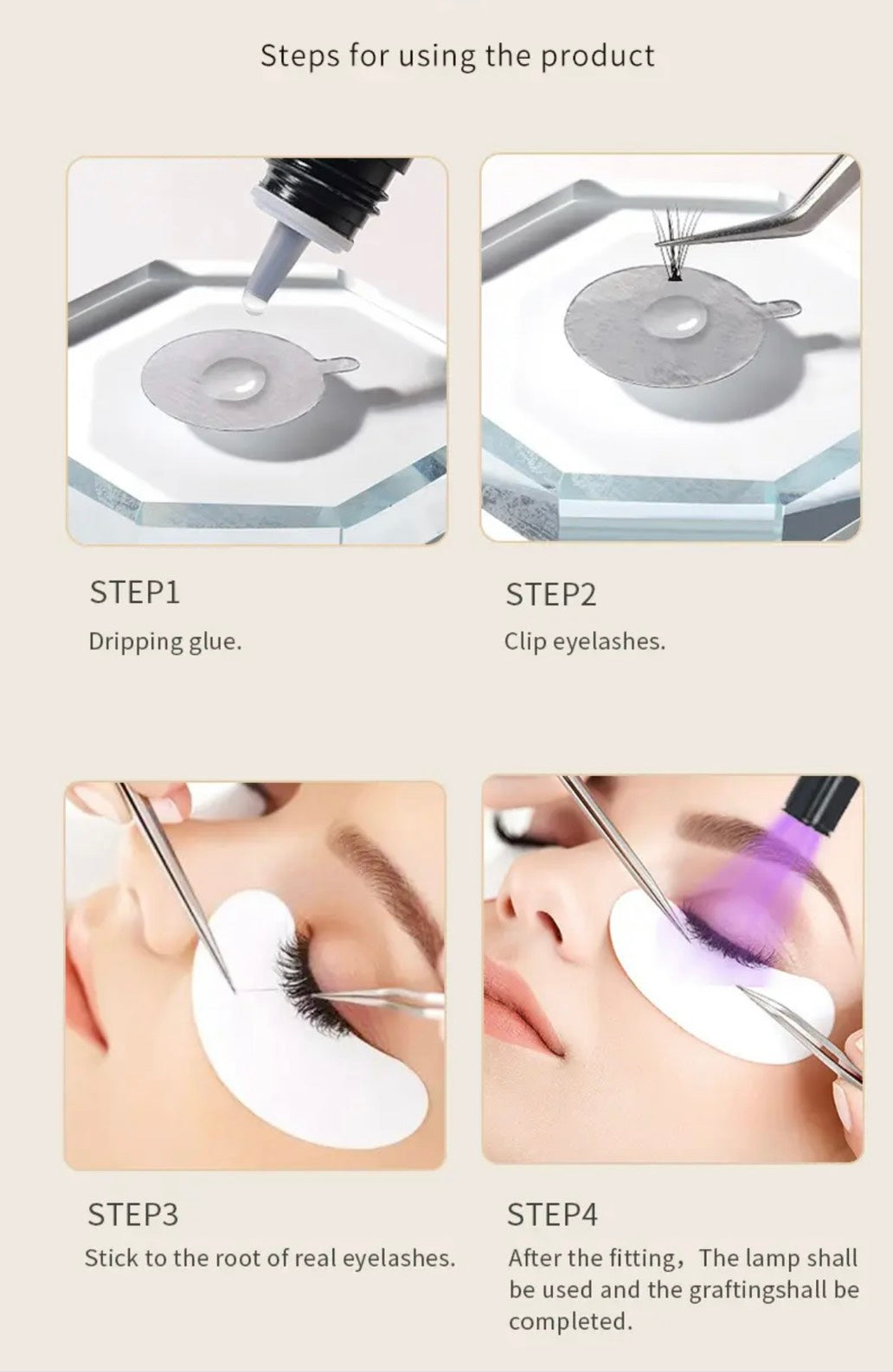 UV LED Lash Lamp