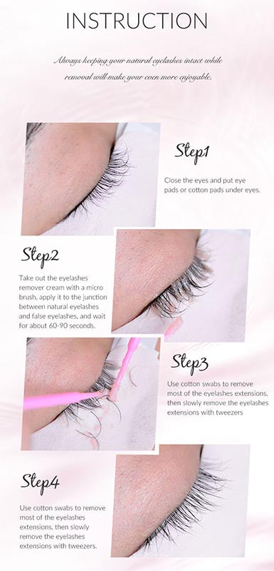 How to use Eyelash Extension Remover