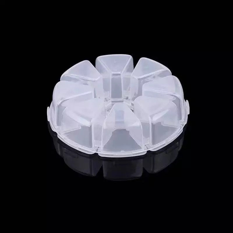 Lash Storage | 8 compartments | Flower Plastic Box