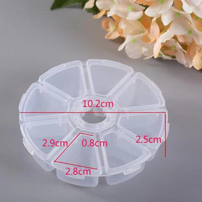 Lash Storage | 8 compartments | Flower Plastic Box